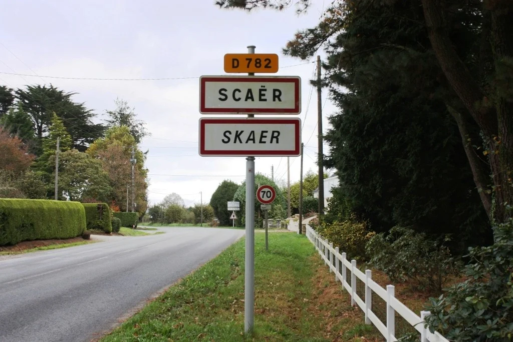 Scaër Entrée de la ville Rte de Rosporden