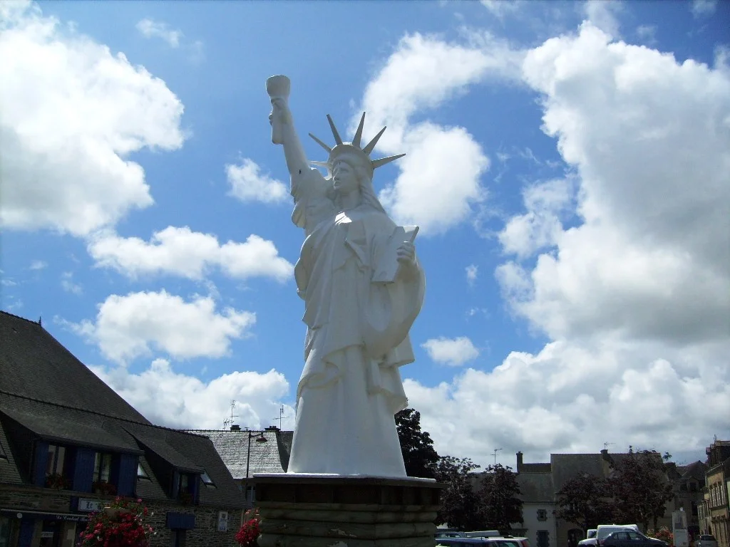 Gourin La Statue de la liberté.