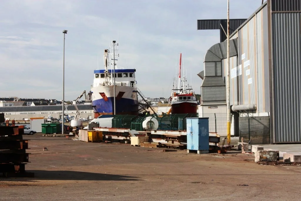 Concaneau la réparation navale.